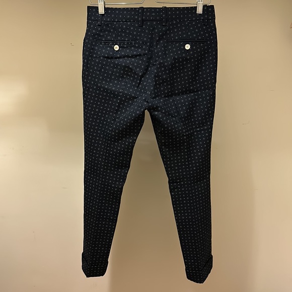NWT Gucci wool blend jacquard tailored ankle cropped tapered cigarette trouser - Picture 9 of 16